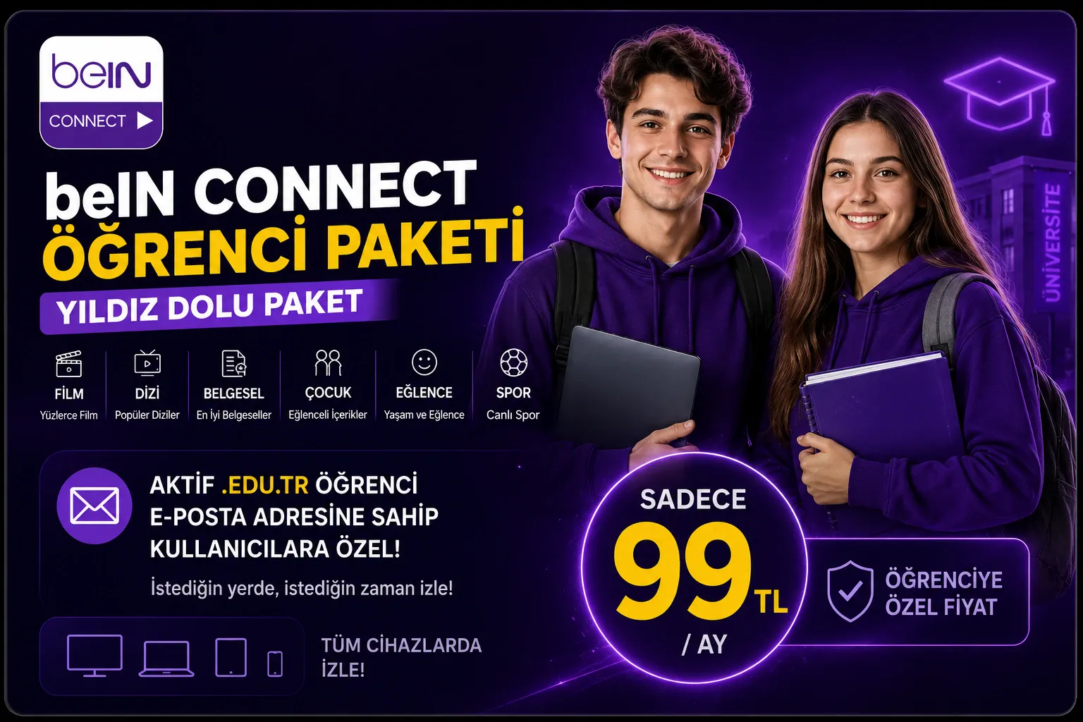 beIN Connect Öğrenci Paketi
